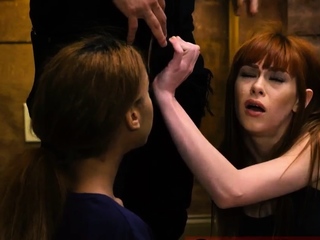 Blonde massive tits rough He chains up tiny ebony teen Kendall