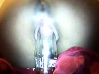 Brunette and the bottle