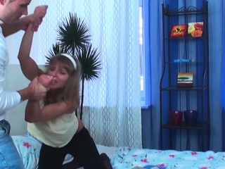 CFNM Stepbrother Stud Rips Through Teen Clothes