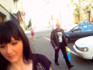 Frisky sweetie Aura chose the biggest meat bazooka