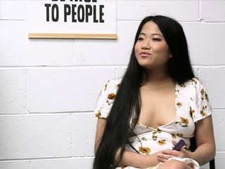 Fucking thick Asian thief at the office