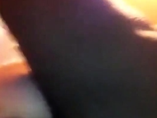 Girl coming on a hard black dick