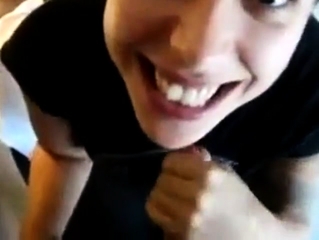 Girlfriend  requires a big load and busts ou laughing