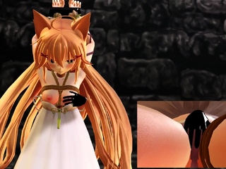 Hot 3D redhead licking a pussy though acquiring fucked