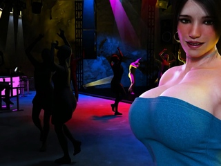 Hot 3D redhead licking a pussy when receiving fucked