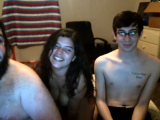 Hot brunette big boobs toying pink pussy