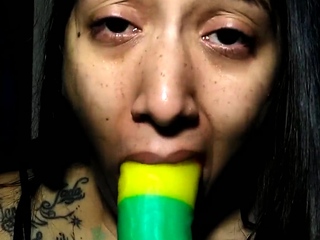 Jessy funny amateur teen brunette toying