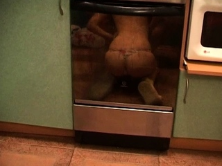 Knob riding scene with an aroused beauty