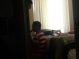 Latino Bitch Sucks White Twink Clean After Breeding