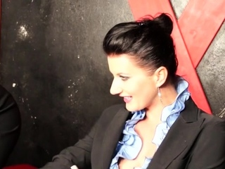 Pole penetrated tight vag of sexy perfection Celine Noiret