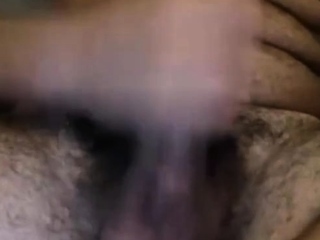 Attractive HAIRY UNCUT LATINO Huge DICK CUM