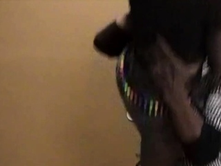 Skinny ebony milf make amateur homemade sextape