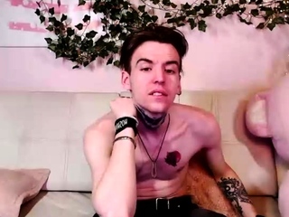 Solo masturbation and gay climax