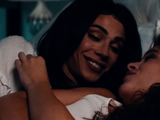 Teen stepdaughter licked and fucked by her Trans stepmom