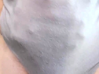 Tranny amateur solo large tits masturbates in higher def