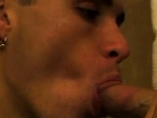 Twink homo boy rides big wang and gives a sloppy blowjob