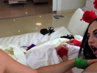 Two best associates share big cock Galactic Delight