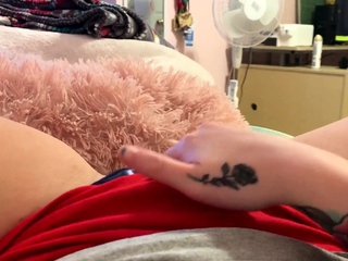 Amateur blondie solo anal masturbation