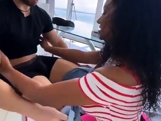 Amateur close up ass toying