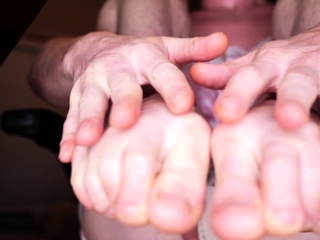 Amateur solo with a hot busty tranny