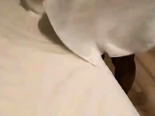 Amateur striptease and Solo masturbation