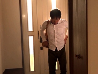 Asian hottie blowjob and hot masturbation