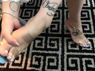 Black Amateur Explore Hot Foot Fetish