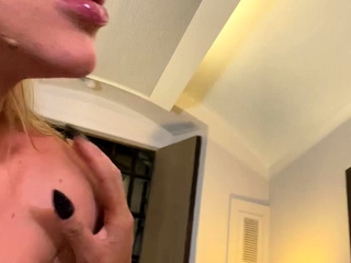 Blonde and Brunette Lesbians Share a Vibrator