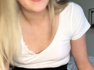 Blonde Teen Solo Masturbation