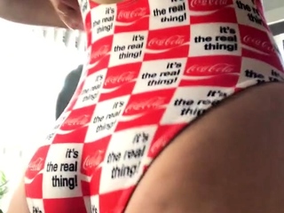 Busty amateur milf masturbates in the shower