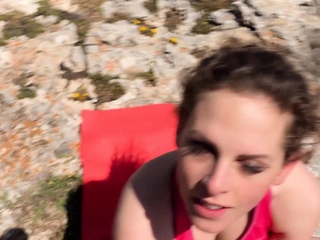 German amateur teen try outdoor Sex