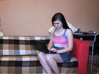 Glorious miss Tracy with curvy natural tits fucked a hunk