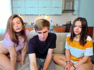 He Fucks Two Girls At The Same Time…