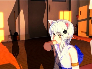 Hentai chick enjoys anal sex at the gym