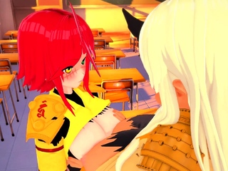 Hentai chick enjoys anal sex at the gym