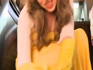 Horny Handjob in The Kitchen