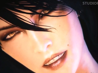 Hot 3D redhead licking a pussy while getting fucked