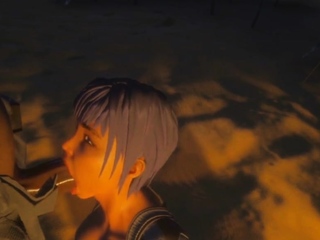 Hot 3D redhead licking a pussy while getting fucked