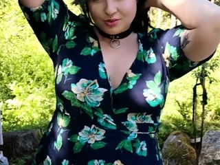 Hot brunette big boobs toying pink pussy