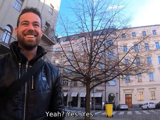 HUNT4K. Big-boobied MILF welcomes unknown man in twat