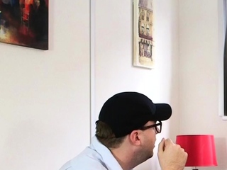 Kinky british micro dick domme wanking submissive boyfriend