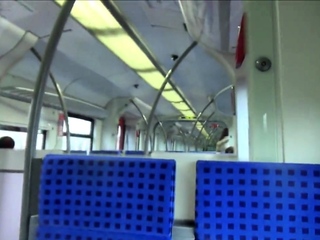 Lena-Loch – Wetlook-Leggins…Spermawalk in der S-Bahn! #