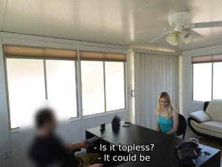 LOAN4K. Blonde likes lenders idea to approve credit