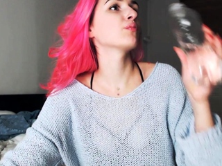 Pregnant Redhead Webcam Masturbation