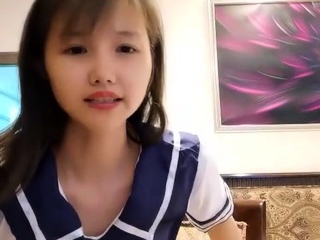 Russian bride masturbates with chair as a toy on webcam