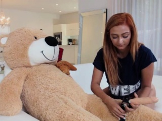 Slutty petite Kadence Marie whips out and fucks a bigcock