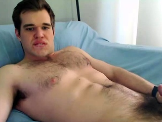 Solo masturbation and gay climax