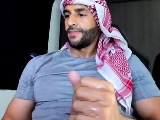 Solo masturbation and gay climax