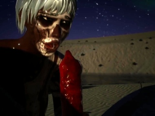 Two 3d cartoon cuties are ready for their bath