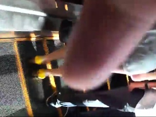 Voyeur Under The Table Upskirt